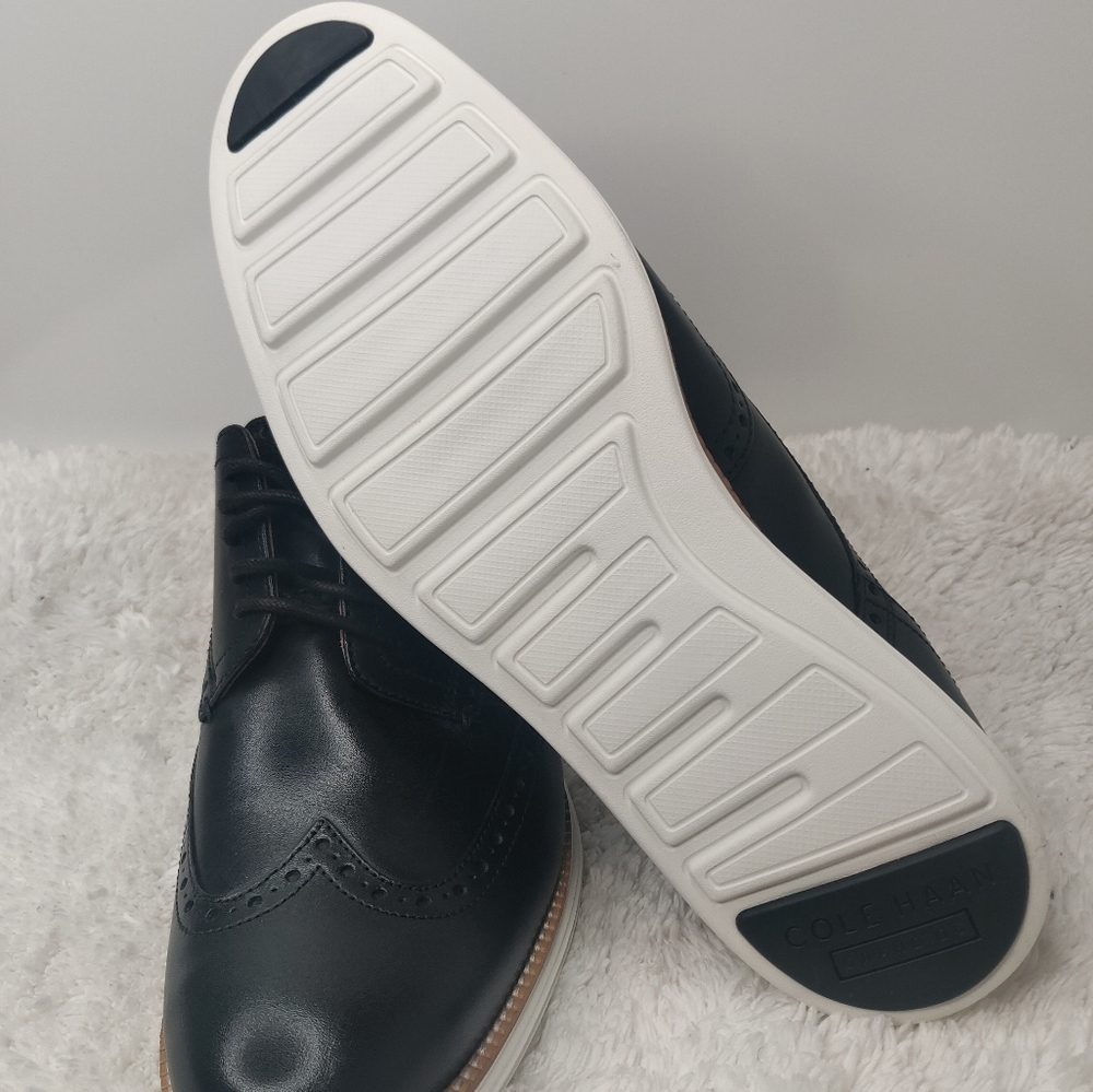 NWT Cole Haan Original Grand SHWNG Black Men 8.5 - Picture 6 of 7